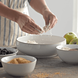Image showing the Natural Canvas Serving bowl, 24 x 7cm product.