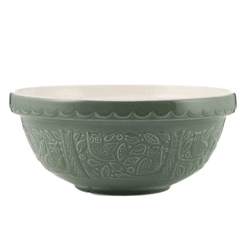 In The Forest Mixing Bowl, H11.6 x W26 x L 26, Green