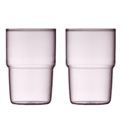 Image showing the Torino Set of 2 Tumblers, 400ml, Pink product.