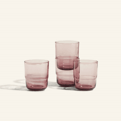 Image showing the Short Night & Day Set of 4 Glasses, 350ml, Rosa product.