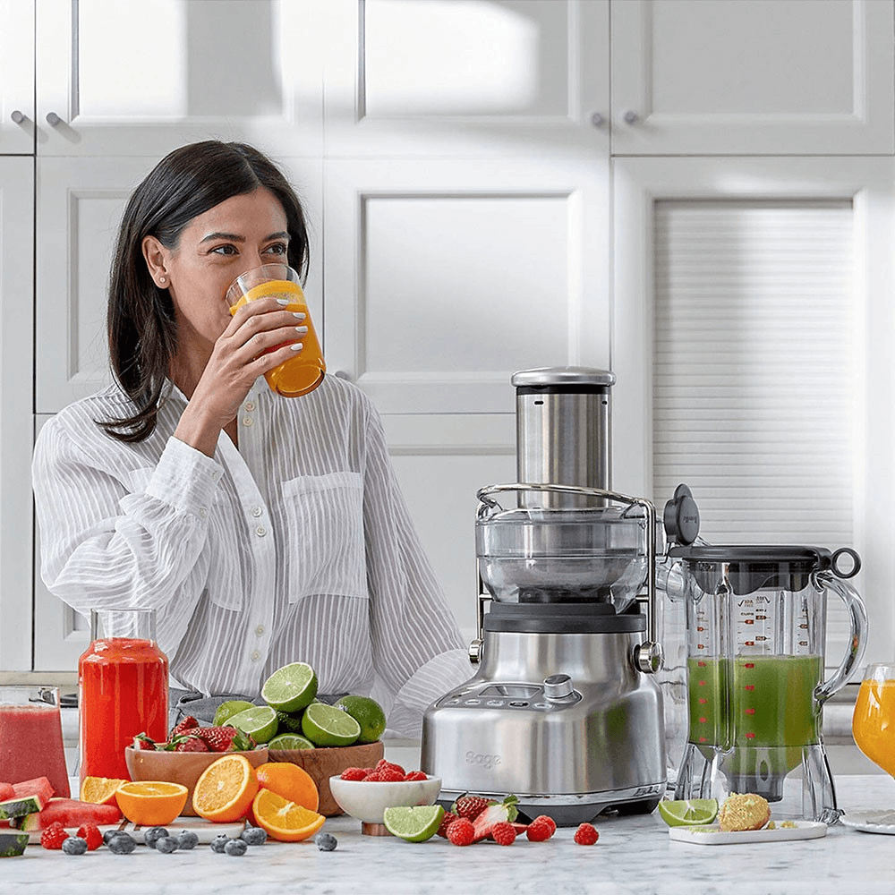 The 3X Bluicer Pro Blender and juicer, 1.5 litre, Silver