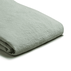 Image showing the Sage Green Linen Duvet Cover, Super King product.