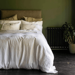 Image showing the Pair of Super King Pillowcases, 50 x 90cm, White product.