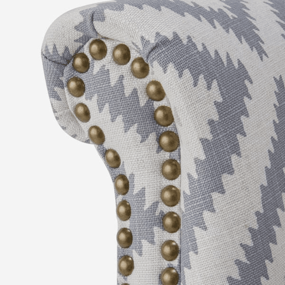 Greyhound Armchair, H78 x W65 x D76cm, Glacier Storm