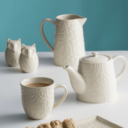Image showing the In The Forest Teapot 1 Litre, H16cm, Cream product.