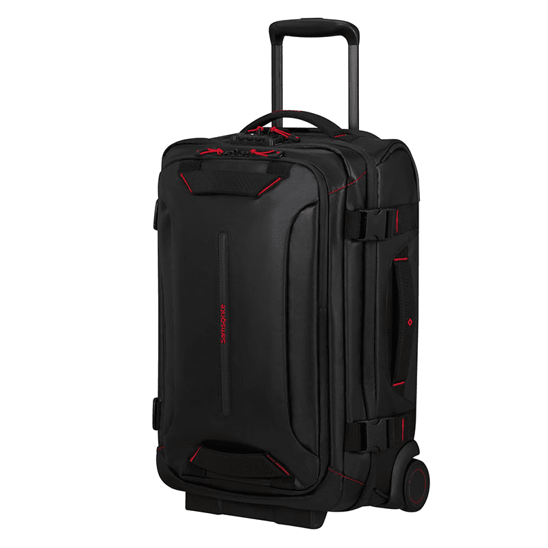 Ecodiver Duffle with Wheels, H55 x L35 x W23cm, Black