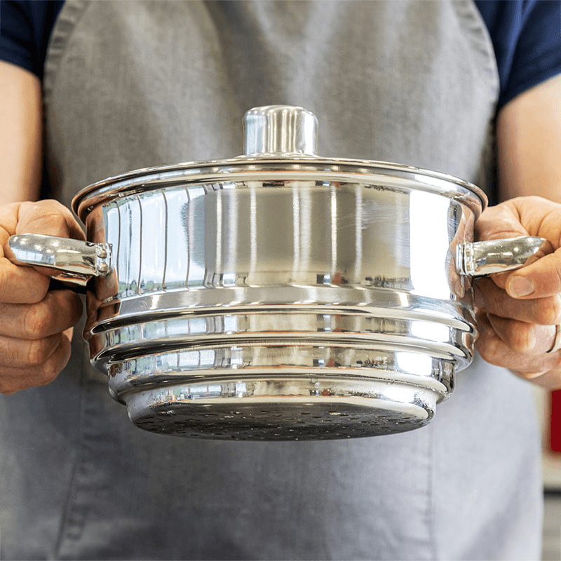 Clearview Universal steamer, stainless steel