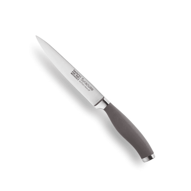 Syracuse Soft Grip All Purpose Knife, 13cm, Grey