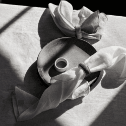 Image showing the Nordic Set of 6 Napkin Rings, D4.5cm, Sea product.