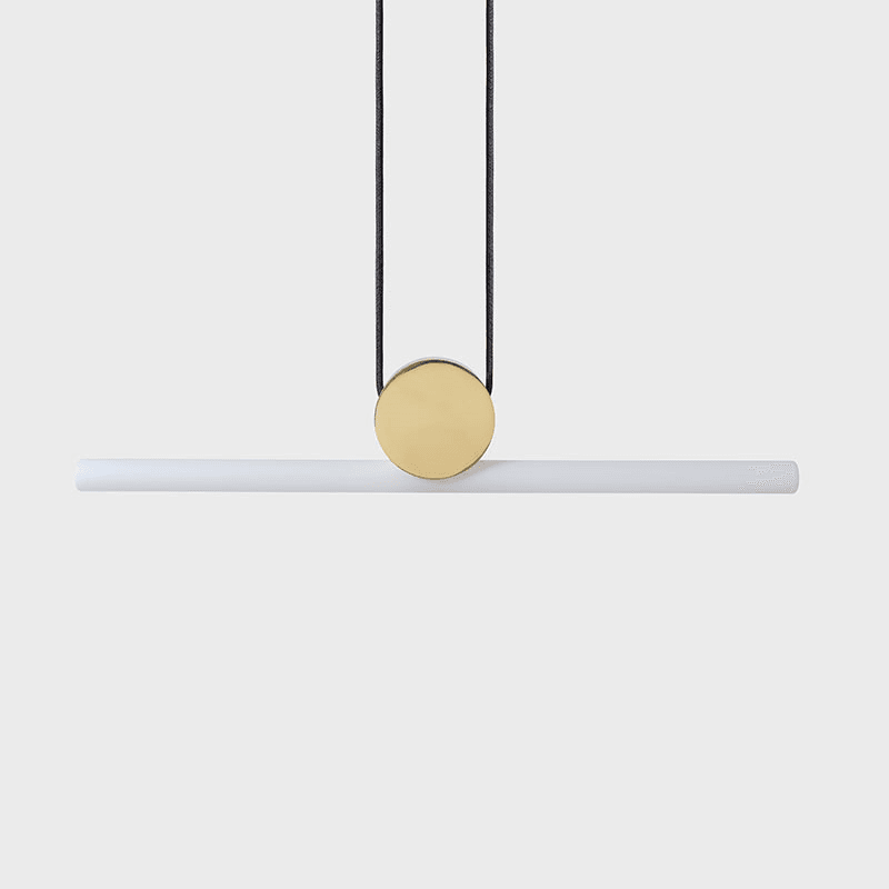 Kilter Pendant, L64cm, Solid Brass