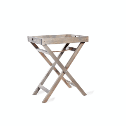 Image showing the Aldsworth Butlers tray and stand, H72 x W55 x D40cm, spruce wood product.