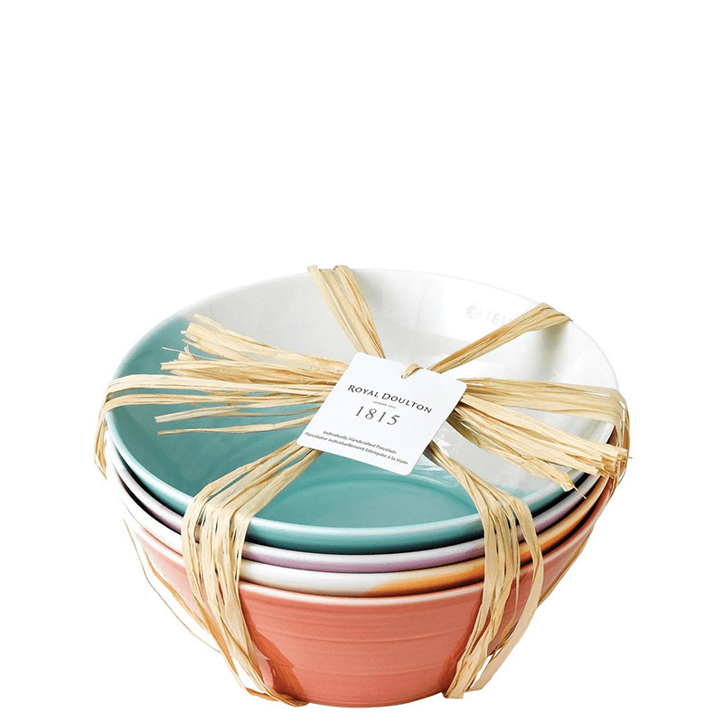 1815 Brights Set of 4 noodle bowls, 21cm, Mixed Colours