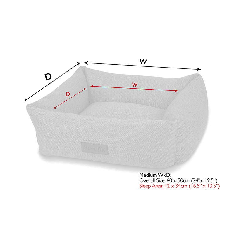 Seattle Box Bed, 60 x 50cm, Sienna Brown