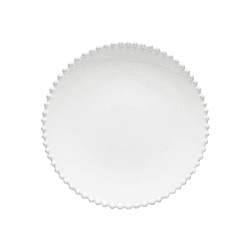 Image showing the Pearl Set of 6 dinner plates, 28cm, white product.