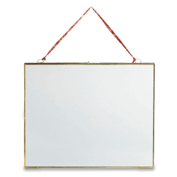 Image showing the Kiko Landscape Frame, 4 x 6", Antique Brass product.