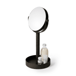 Image showing the Close Up Mirror, H45 x W19.5 x D19.5cm, Black product.