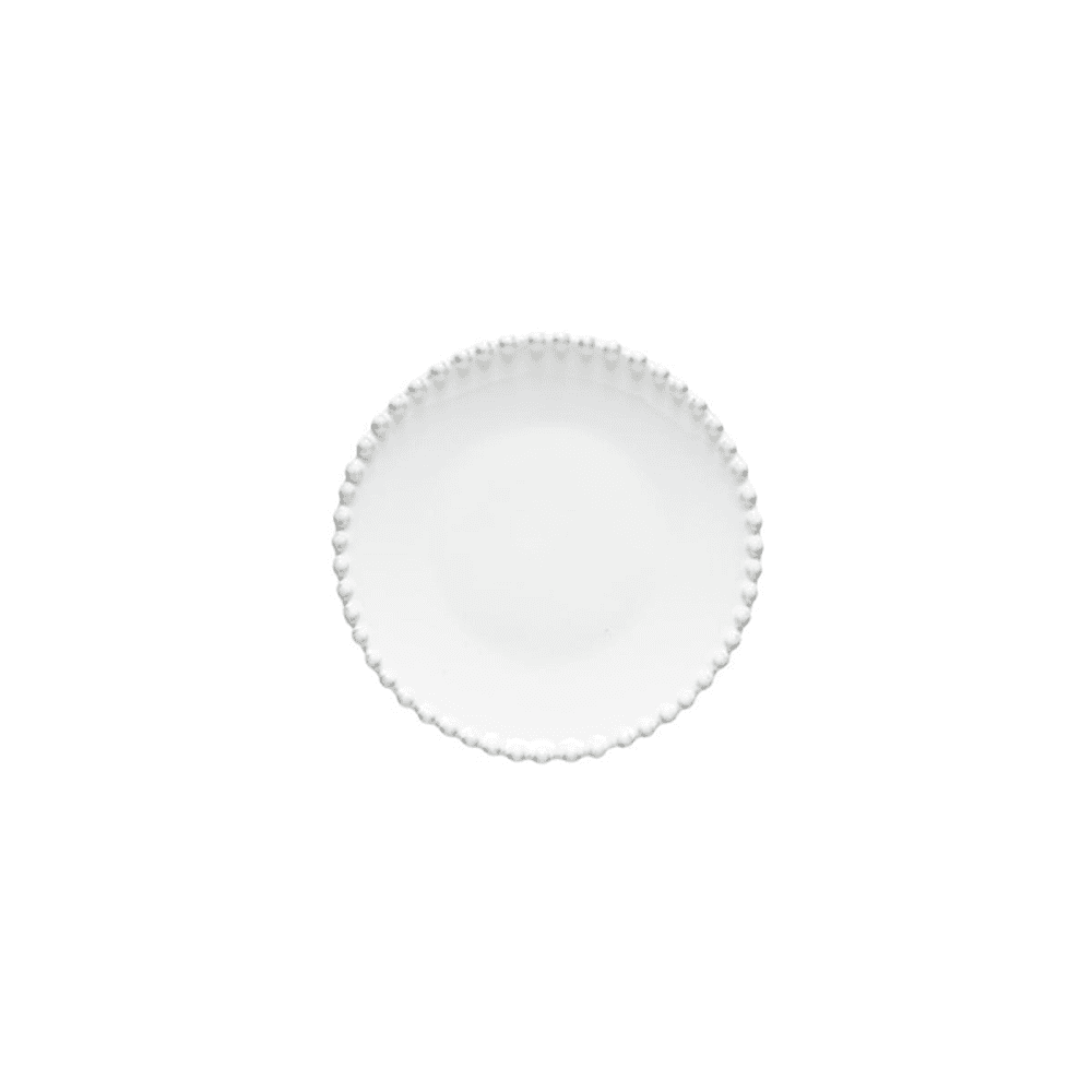 Pearl Set of 6 bread plates, 17cm, white