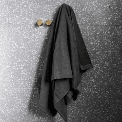 Image showing the Elegance Hand Towel, H50 x W70cm, Grey product.