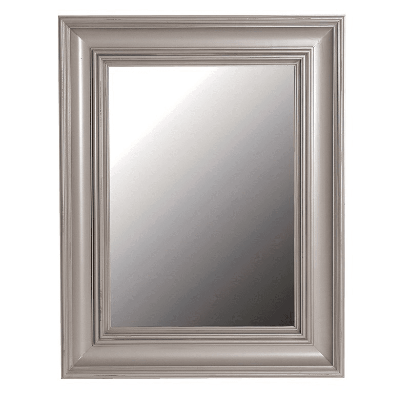 Mirror, 92 x 72cm, distressed grey