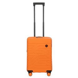 Image showing the Ulisse Expandable Carry-on Suitcase, H55cm x L37 x W23cm, Orange product.