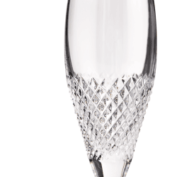 Image showing the Diamond Mosaic Set of 2 Champagne Flutes, 155ml, Clear product.