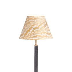 Image showing the Empire Shade, 20cm, gold and white Porto hand made marble paper product.