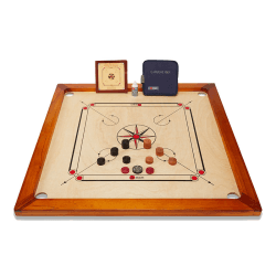 Image showing the Premium Carrom Board Set product.