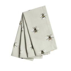 Image showing the Bees Set of 4 napkins, 41 x 41cm product.