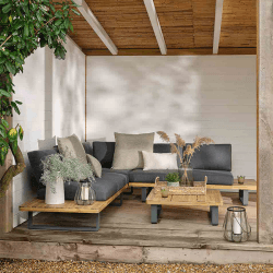 Image showing the Bayworth Corner Sofa Set, Grey product.