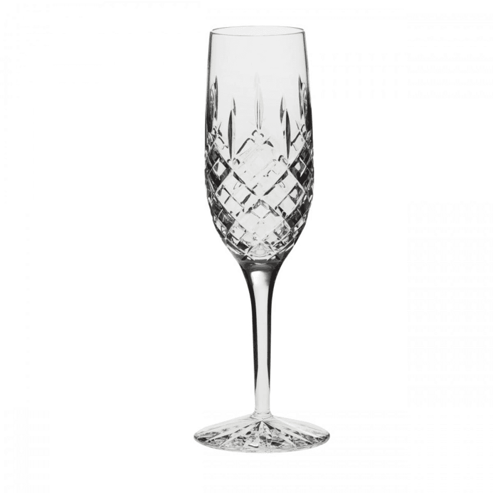 London Crystal Royal Scot Crystal London Crystal Champagne Flutes, Set of 6