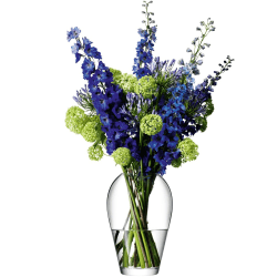 Image showing the Flower Grand bouquet vase, 35cm, clear product.
