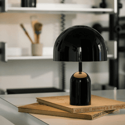 Image showing the Bell Portable Lamp, H28cm, Black product.