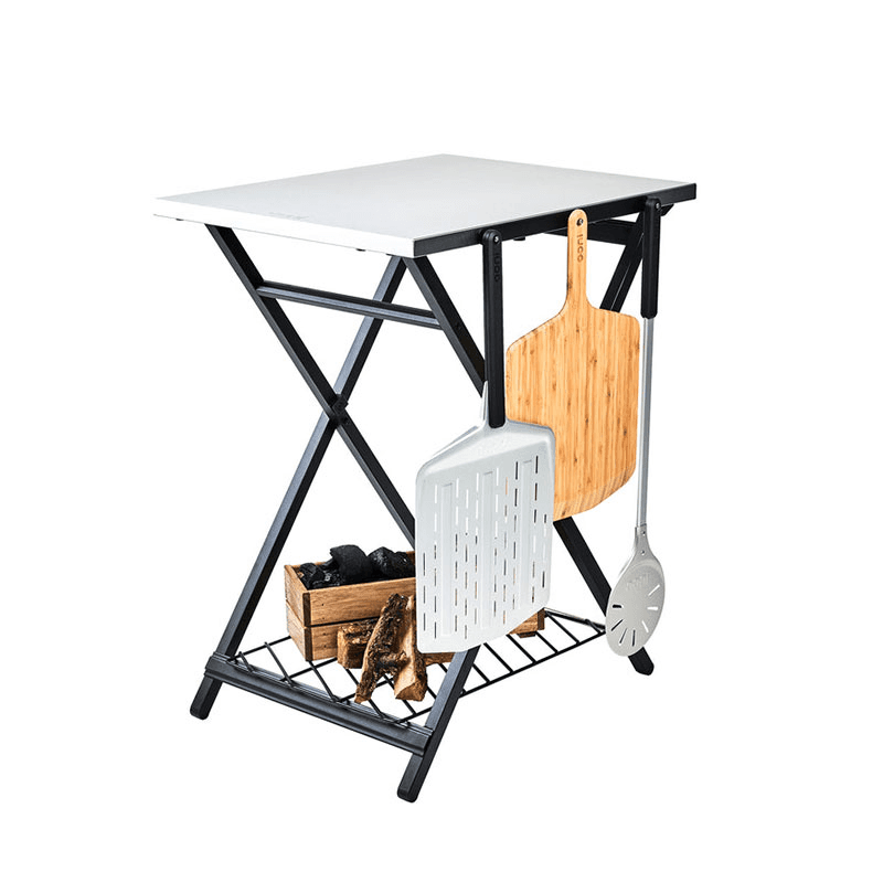 Folding Table, H70cm, Silver