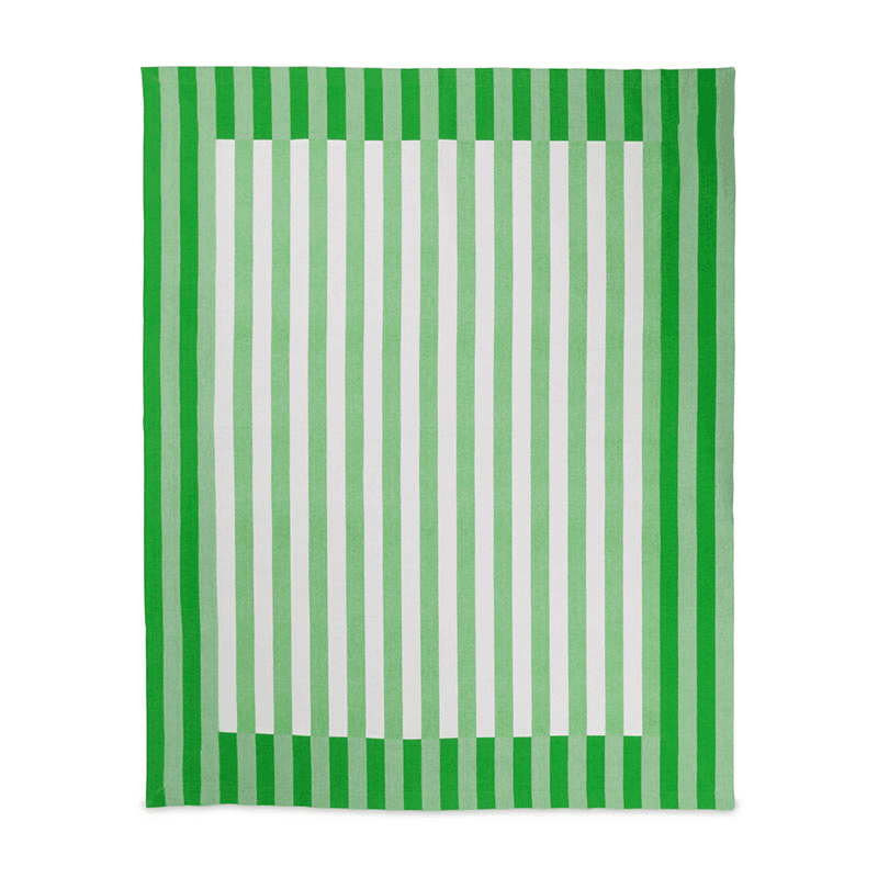 Stripe Tablecloth, W160 x L200cm, Lush Green