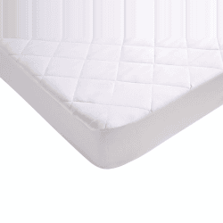 Image showing the Anti-Allergy Super king size mattress protector, L200 x W180cm, Peach product.