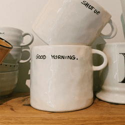 Image showing the Good Morning Mug, 500ml, Black product.