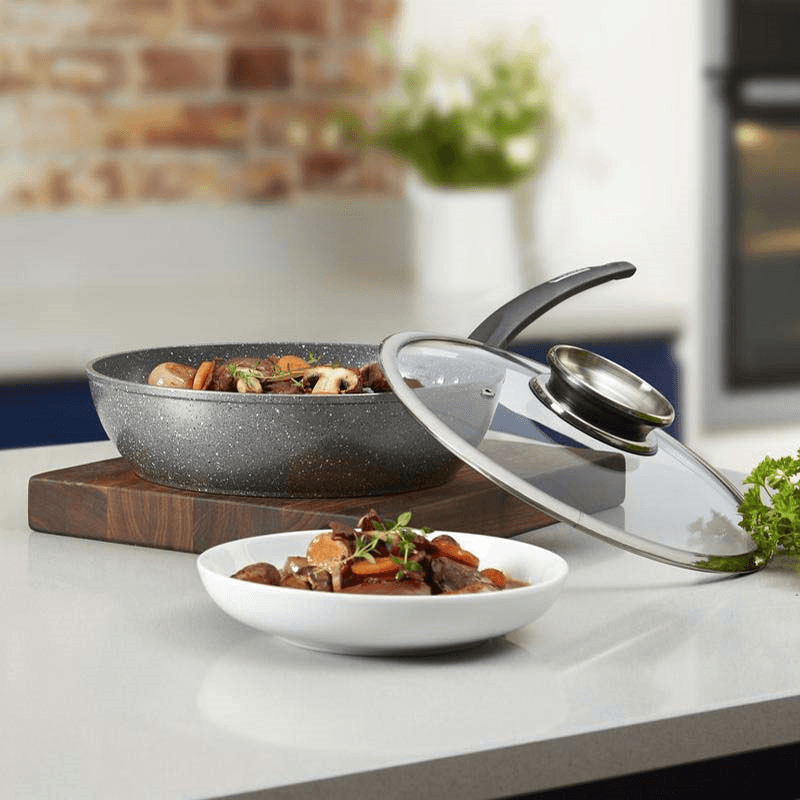 Cerastone Forged Multi Pan Set, 28cm, Grey