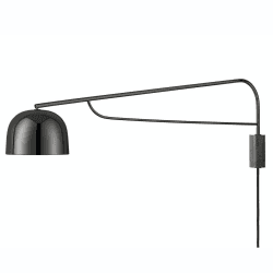 Image showing the Grant Wall light, H32 x L18 x D111cm, Black product.