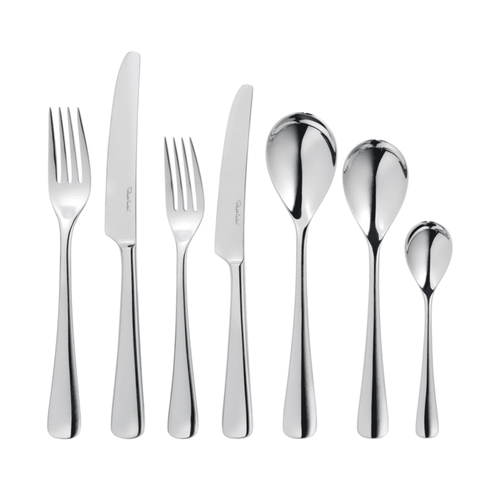 Malvern Bright 42 piece cutlery set, Stainless Steel