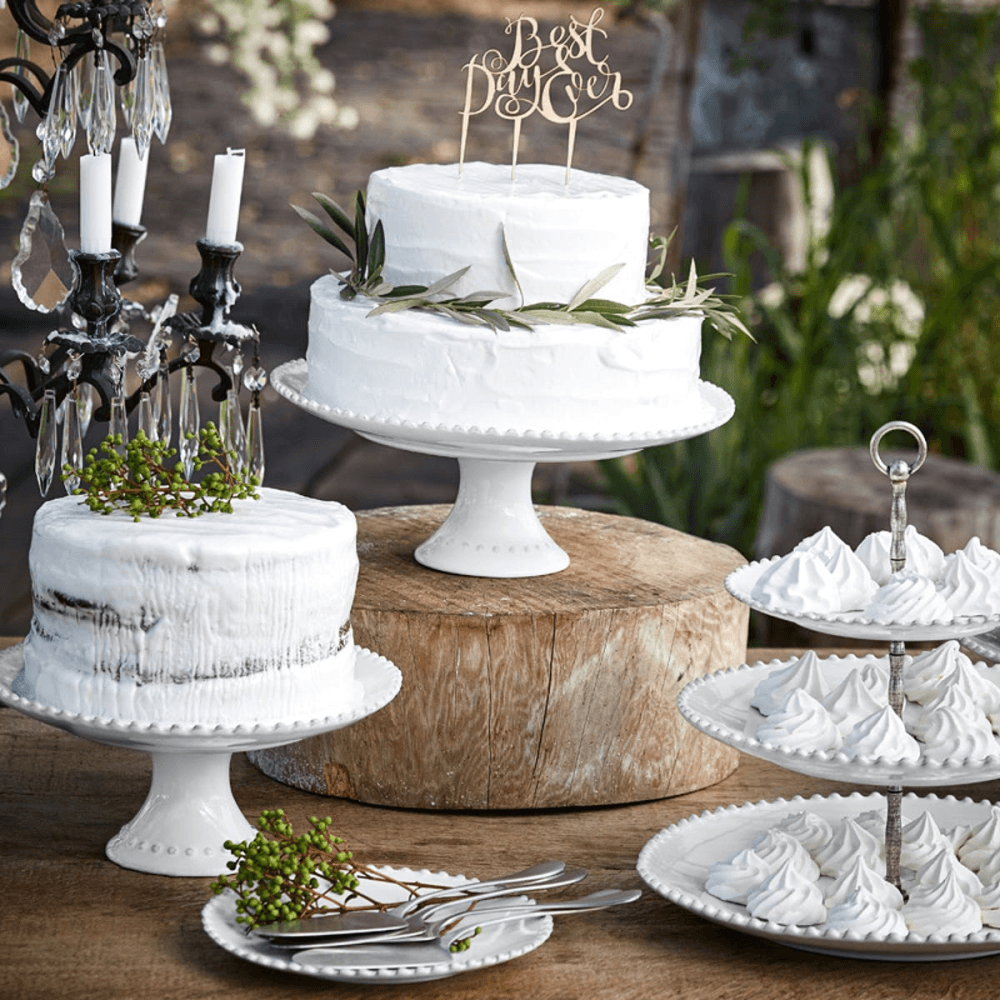 Pearl Centrepiece, 33cm, white