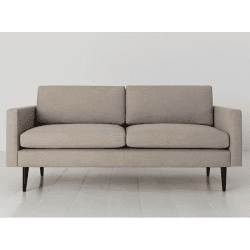 Image showing the Model 01 2 Seater Linen Sofa, Pumice product.
