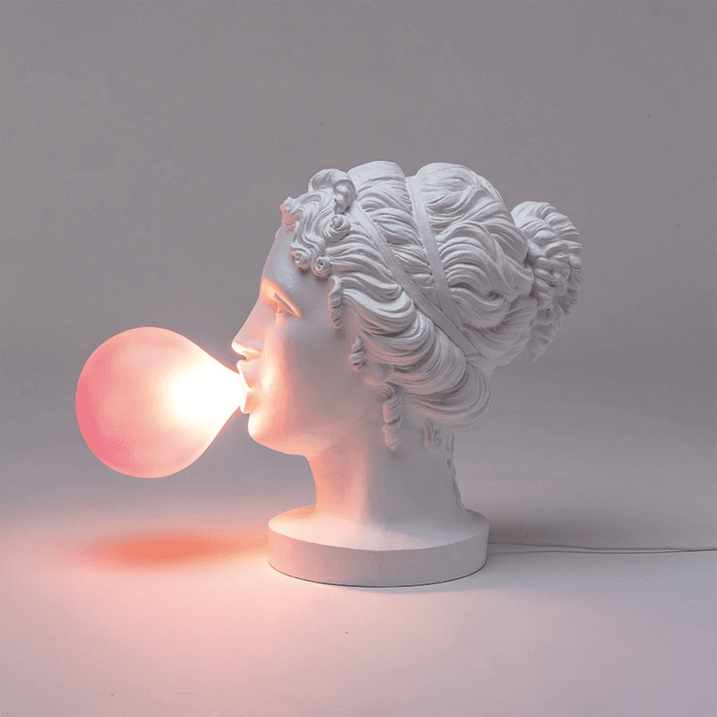 Wonder Time Grace Lamp, H36cm, White