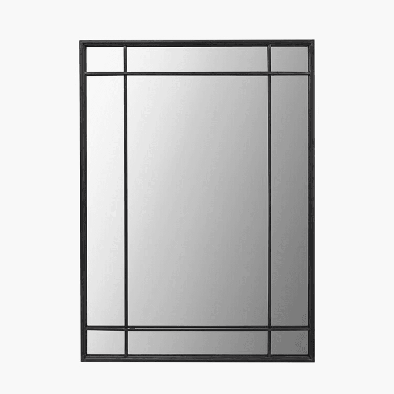 Rectangle Mirror, H110 x W80cm, Black