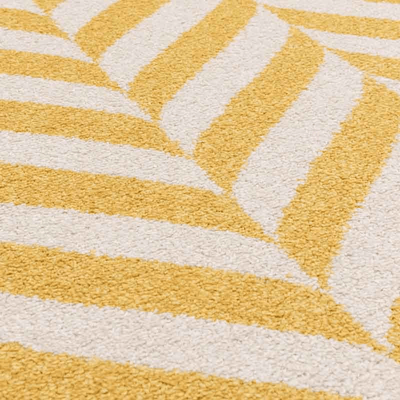 Muse Modern Geomeric Chevron Rug, 120 x 170cm, Yellow