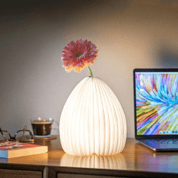 Image showing the Smart Vase Light, H21.5cm, Bamboo product.