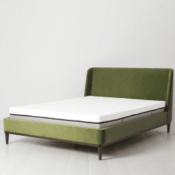 Image showing the Bed 02 Velvet King Size Frame, Vine product.