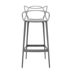 Image showing the Masters Barstool, H99 x W49 x D65 cm, Grey product.
