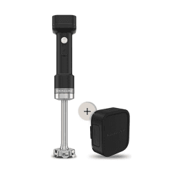Image showing the Cordless Hand Blender Battery Included, Matt Black product.