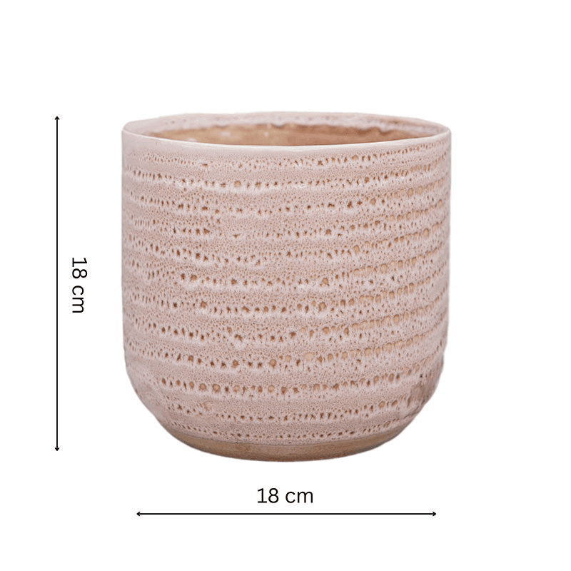 Reactive Glaze Planter, D18cm, Morganite