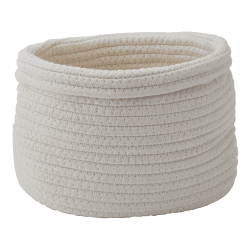 Image showing the Rena Storage basket, L24 x W18 x H16cm, Ivory product.